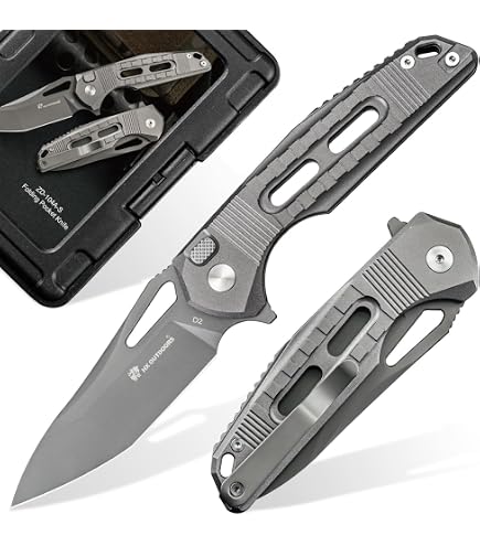 Amazon.com: HX OUTDOORS Pocket Knife with Clip, High End S35VN